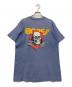 FRUIT OF THE LOOM (フルーツオブザルーム) 90s ヴィンテージ シングルステッチ POWELL BONES 覗きスカル Tシャツ ネイビー サイズ:SIZE M：30000円