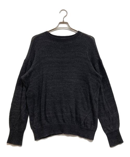 COMOLI（コモリ）COMOLI (コモリ) コットン ガンジーニット グレー サイズ:Freeの古着・服飾アイテム