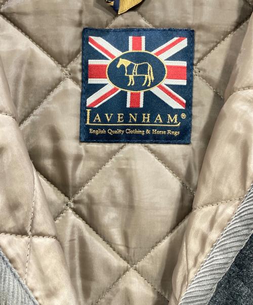 LAVENHAM（ラベンハム）LAVENHAM (ラベンハム) ウールキルティングコート グレー サイズ:38の古着・服飾アイテム