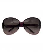 GUCCIグッチ）の古着「インターロッキングGハート サングラス」｜パープル