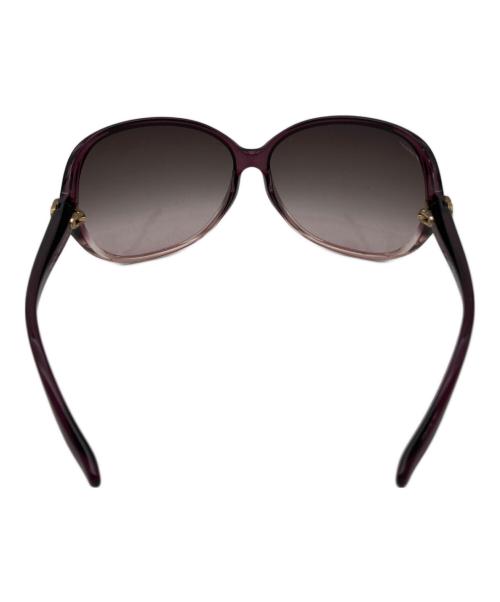 GUCCI（グッチ）GUCCI (グッチ) インターロッキングGハート サングラス パープル サイズ:62□13の古着・服飾アイテム