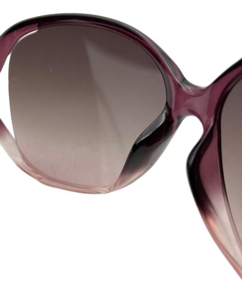 GUCCI（グッチ）GUCCI (グッチ) インターロッキングGハート サングラス パープル サイズ:62□13の古着・服飾アイテム