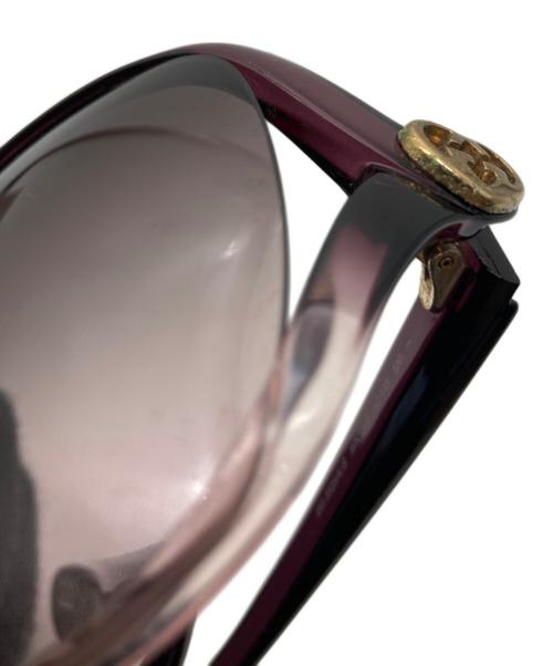 GUCCI（グッチ）GUCCI (グッチ) インターロッキングGハート サングラス パープル サイズ:62□13の古着・服飾アイテム