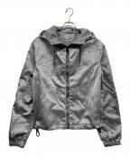 Berlutiベルルッティ）の古着「カリグラフィ ナイロンジップアップパーカー」｜グレー