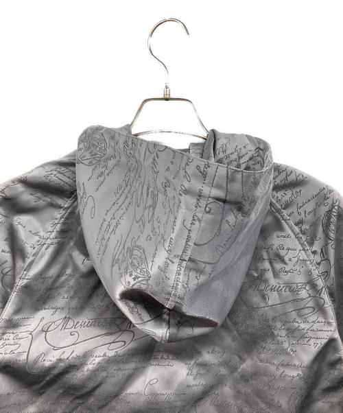 Berluti（ベルルッティ）Berluti (ベルルッティ) カリグラフィ ナイロンジップアップパーカー グレー サイズ:R50の古着・服飾アイテム