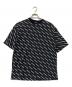 BALENCIAGA（バレンシアガ）の古着「19ssオールオーバーロゴ ライン Tシャツ」｜ブラック