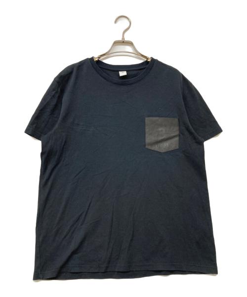 Berluti（ベルルッティ）Berluti (ベルルッティ) BロゴレザーポケットTシャツ ブラック サイズ:SIZE Lの古着・服飾アイテム