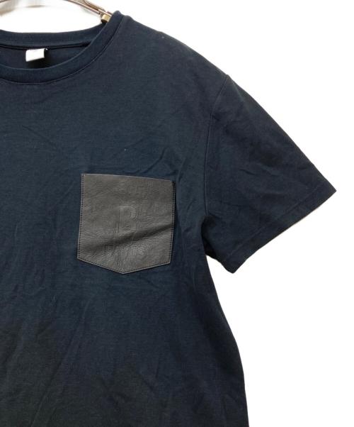 Berluti（ベルルッティ）Berluti (ベルルッティ) BロゴレザーポケットTシャツ ブラック サイズ:SIZE Lの古着・服飾アイテム