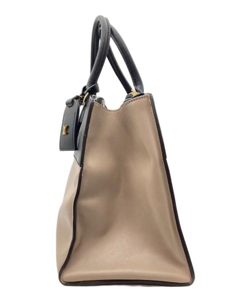 LOUIS VUITTON（ルイ ヴィトン）LOUIS VUITTON (ルイ ヴィトン) シティ スティーマーMMハンドバッグ ベージュ×ブラックの古着・服飾アイテム