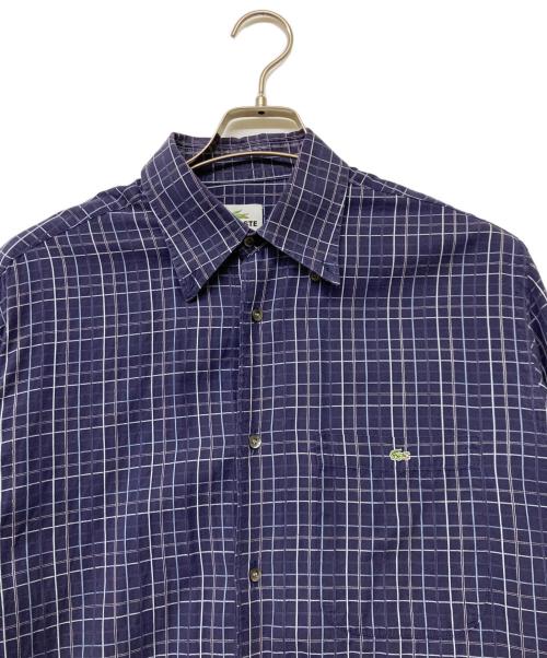 LACOSTE（ラコステ）LACOSTE (ラコステ) ボタンダウンシャツ ネイビー サイズ:SIZELの古着・服飾アイテム