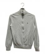 POLO RALPH LAURENポロ・ラルフローレン）の古着「鹿の子ドライバーズニット」｜グレー