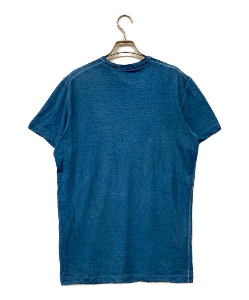 DSQUARED2（ディースクエアード）DSQUARED2 (ディースクエアード) ロゴプリントTシャツ ブルー サイズ:Ｍの古着・服飾アイテム