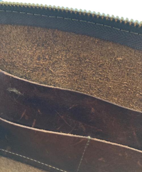 HERZ ORGAN（ヘルツ オルガン）HERZ organ (ヘルツ オルガン) レザーショルダーバッグ ブラウンの古着・服飾アイテム