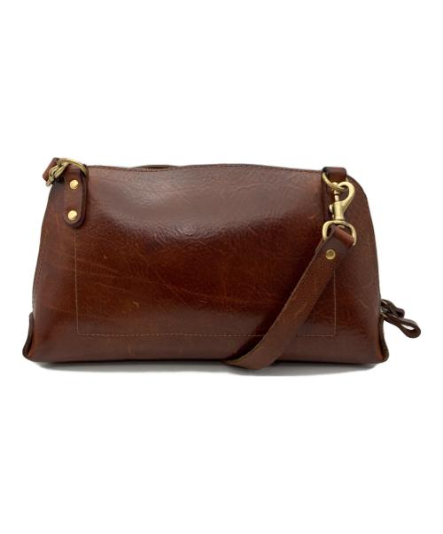 HERZ ORGAN（ヘルツ オルガン）HERZ organ (ヘルツ オルガン) レザーショルダーバッグ ブラウンの古着・服飾アイテム