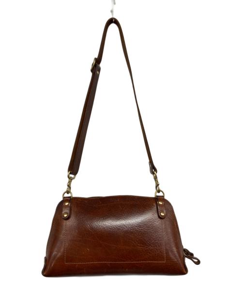 HERZ ORGAN（ヘルツ オルガン）HERZ organ (ヘルツ オルガン) レザーショルダーバッグ ブラウンの古着・服飾アイテム
