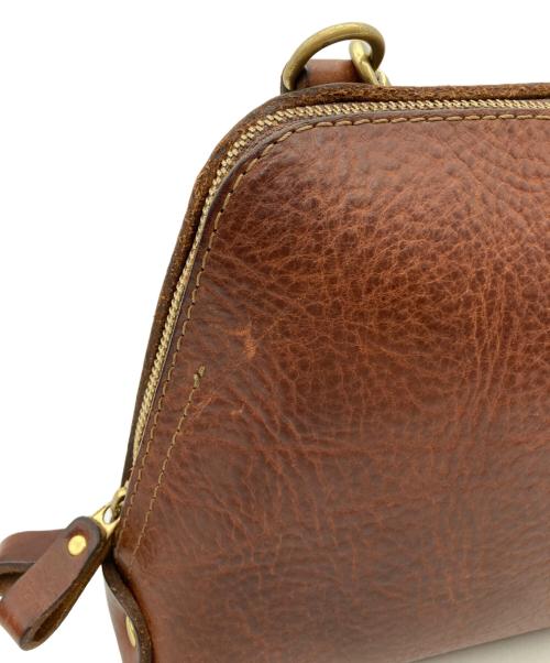 HERZ ORGAN（ヘルツ オルガン）HERZ organ (ヘルツ オルガン) レザーショルダーバッグ ブラウンの古着・服飾アイテム