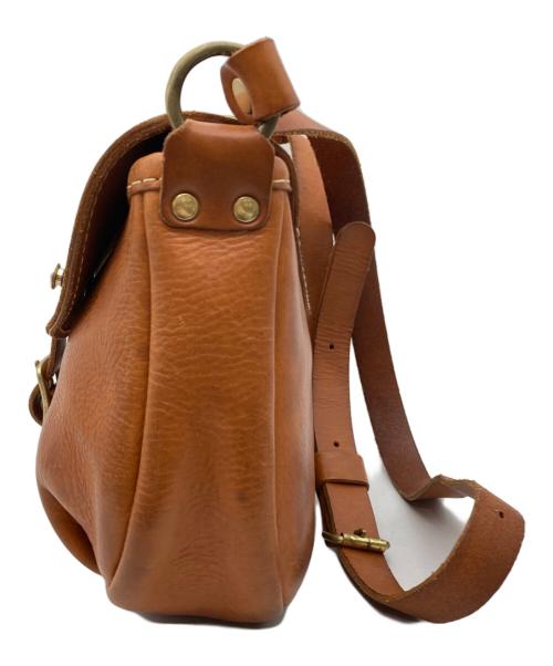 Herz（ヘルツ）Herz (ヘルツ) ソフトショルダーバッグ・ドイツホック留め ブラウンの古着・服飾アイテム