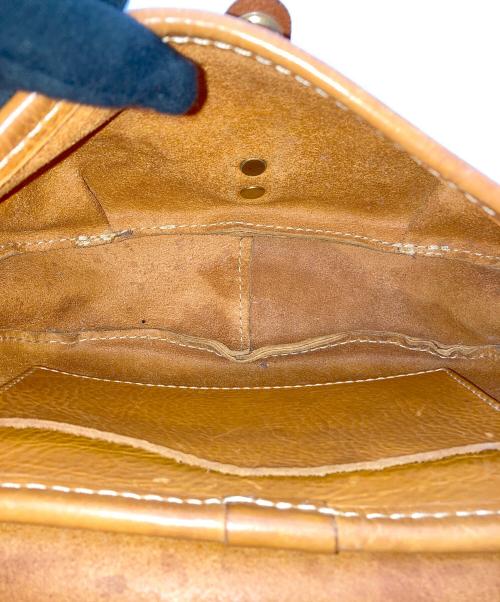 Herz（ヘルツ）Herz (ヘルツ) ソフトショルダーバッグ・ドイツホック留め ブラウンの古着・服飾アイテム