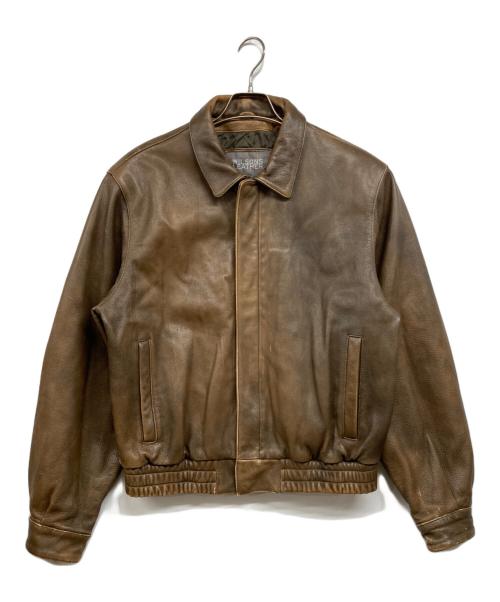 wilsons leather（ウィルソンズレザー）wilsons leather (ウィルソンズレザー) バック星条旗プリントレザージャケット ブラウン サイズ:無しの古着・服飾アイテム