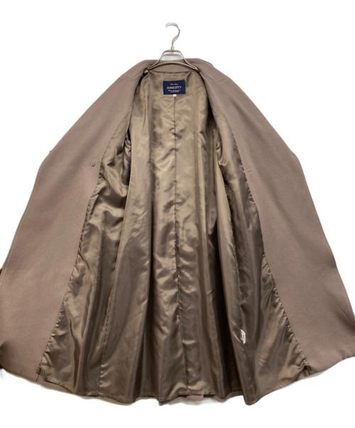 JUSGLITTY（ジャスグリッティー）JUSGLITTY (ジャスグリッティー) ベルテッドロングコート ブラウン サイズ:2の古着・服飾アイテム