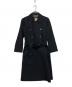 COMME des GARCONS JUNYA WATANABE MAN（コム デ ギャルソン ジュンヤ ワタナベ マン）の古着「90sウールトレンチプルオーバーワンピースコート」｜ブラック
