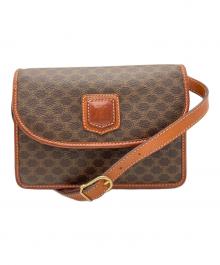 CELINE（セリーヌ）の古着「フラップミニショルダーバッグ」｜ブラウン