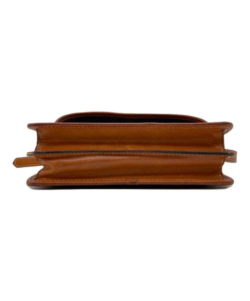 CELINE（セリーヌ）CELINE (セリーヌ) フラップミニショルダーバッグ ブラウンの古着・服飾アイテム