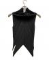 ISSEY MIYAKE FETE (イッセイミヤケフェット) ノースリーブブラウス ブラック サイズ:2：8000円