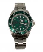 TECHNOSテクノス）の古着「ダイバーズウォッチ」｜グリーン