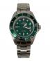 TECHNOS（テクノス）の古着「ダイバーズウォッチ」｜グリーン