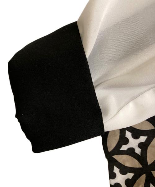 DRESSTERIOR（ドレステリア）DRESSTERIOR (ドレステリア) オーバーラップサークル ブラウス ホワイト サイズ:38の古着・服飾アイテム