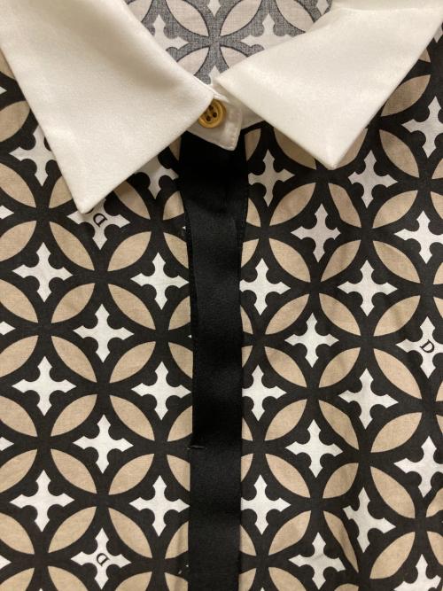 DRESSTERIOR（ドレステリア）DRESSTERIOR (ドレステリア) オーバーラップサークル ブラウス ホワイト サイズ:38の古着・服飾アイテム