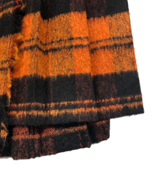 O'NEIL OF DUBLIN（オニールオブダブリン）O'NEIL OF DUBLIN (オニールオブダブリン) ウールラップスカート オレンジ サイズ:10 未使用品の古着・服飾アイテム