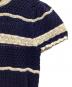 中古・古着 POLO RALPH LAUREN (ポロ・ラルフローレン) 半袖ニット ネイビー サイズ:M 未使用品：10000円