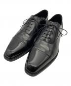 REGALリーガル）の古着「内羽根ストレートチップロングノーズシューズ」｜ブラック