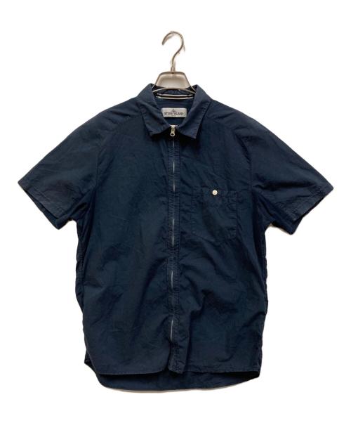 STONE ISLAND（ストーンアイランド）STONE ISLAND (ストーンアイランド) 13SS including overshirts ネイビー サイズ:Lの古着・服飾アイテム