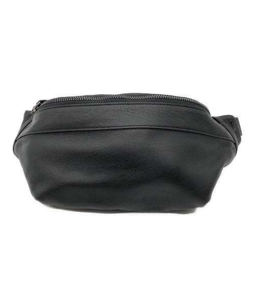 ear PAPILLONNER（イアパピヨネ）ear PAPILLONNER (イアパピヨネ) 牛革ボディバッグ ブラックの古着・服飾アイテム