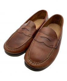 G.H.BASS&CO.（ジー・エイチ・バス・コー）の古着「BOATERS コインローファー」｜ブラウン