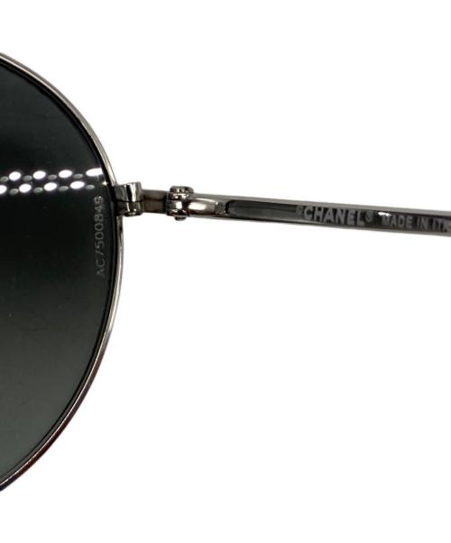 CHANEL（シャネル）CHANEL (シャネル) テンプルマルチココマークサングラス ブラック サイズ:59□15の古着・服飾アイテム