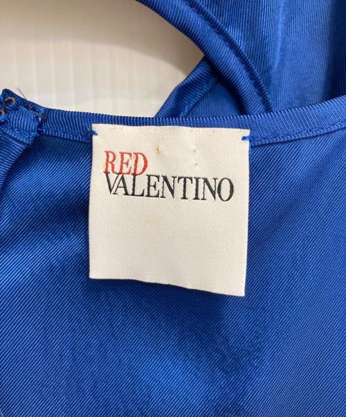 RED VALENTINO（レッドヴァレンティノ）RED VALENTINO (レッドヴァレンティノ) ノースリーブワンピース ブルー サイズ:2の古着・服飾アイテム