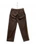 SASQUATCHfabrix. (サスクワッチファブリックス) SYNTHETIC SUEDE TRACK PANTS ブラウン サイズ:M：9000円