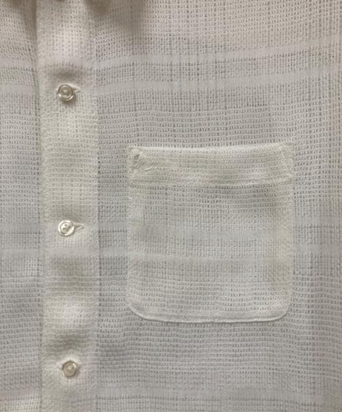SUPREME（シュプリーム）SUPREME (シュプリーム) Mesh Stripe S/S Shirt ホワイト サイズ:Mの古着・服飾アイテム