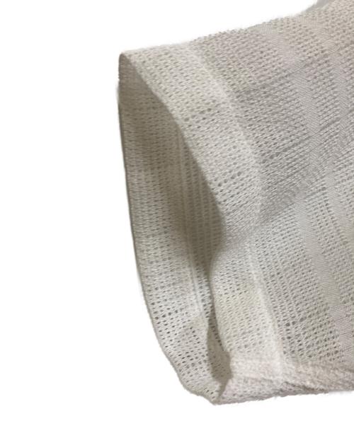 SUPREME（シュプリーム）SUPREME (シュプリーム) Mesh Stripe S/S Shirt ホワイト サイズ:Mの古着・服飾アイテム