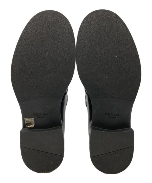 PRADA（プラダ）PRADA (プラダ) メリージェーン ブラッシュドレザー ブラック サイズ:10の古着・服飾アイテム