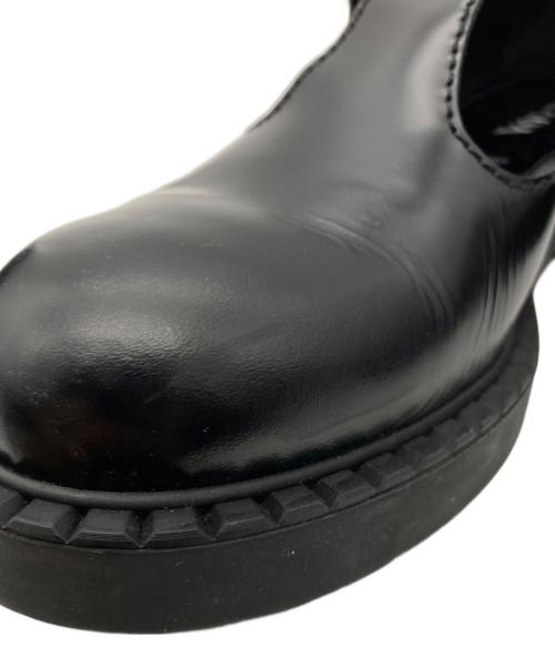 PRADA（プラダ）PRADA (プラダ) メリージェーン ブラッシュドレザー ブラック サイズ:10の古着・服飾アイテム