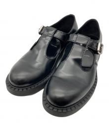 PRADA（プラダ）の古着「メリージェーン ブラッシュドレザー」｜ブラック