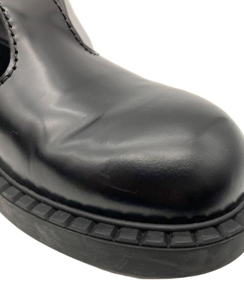 PRADA（プラダ）PRADA (プラダ) メリージェーン ブラッシュドレザー ブラック サイズ:10の古着・服飾アイテム