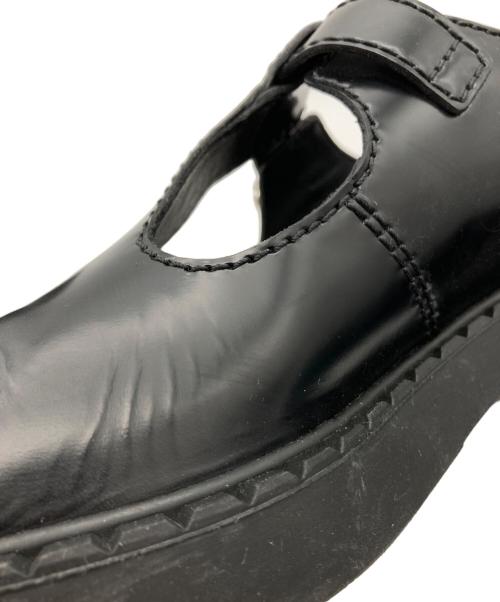 PRADA（プラダ）PRADA (プラダ) メリージェーン ブラッシュドレザー ブラック サイズ:10の古着・服飾アイテム