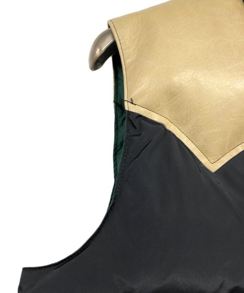 WAREHOUSE（ウエアハウス）WAREHOUSE (ウエアハウス) RockyMountainFeatherBed (ロッキーマウンテンフェザーベッド) ダウンベスト ブラック サイズ:40の古着・服飾アイテム