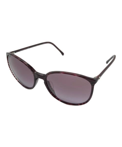 CHANEL（シャネル）CHANEL (シャネル) サングラス ワインレッド サイズ:55□17の古着・服飾アイテム